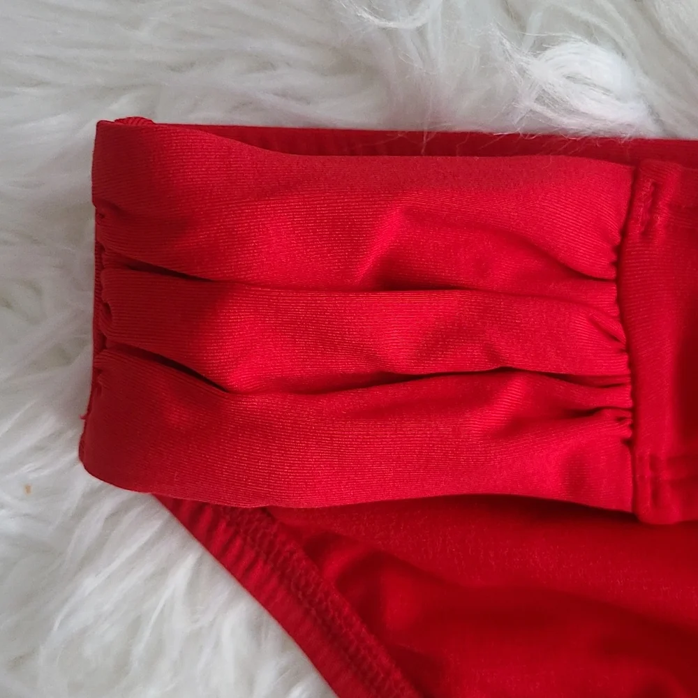Apt.9  Hipster Swim Bottom  NWT.        Size Small.   Red - Picture 4 of 6